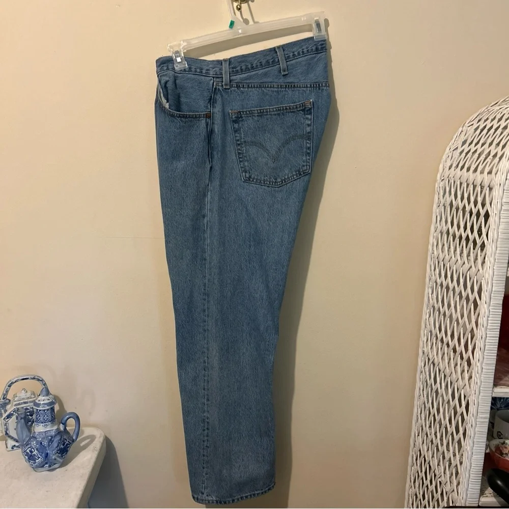 Levi’s 501 Blue Jeans Men’s 40 Cotton Outdoors Button Fly Y2K Retro Tear Off Tag